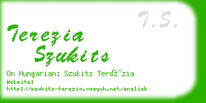 terezia szukits business card